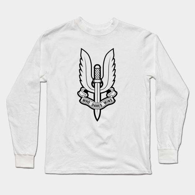 Mod.40 SAS Special Air Service Long Sleeve T-Shirt by parashop